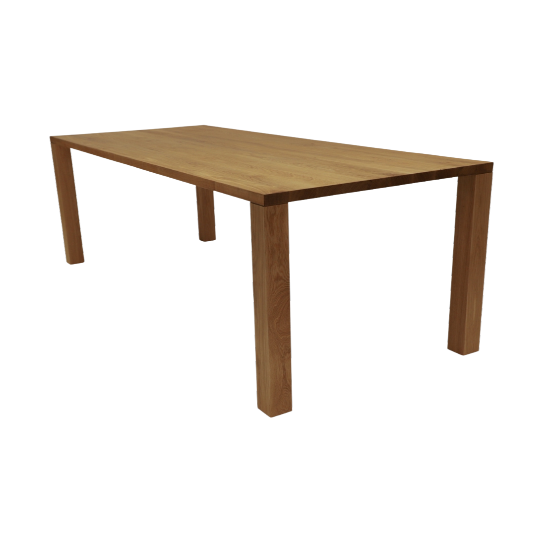 Leos tafel | Jan Kurtz | Lundia Living | eiken, vooraanzicht schuin