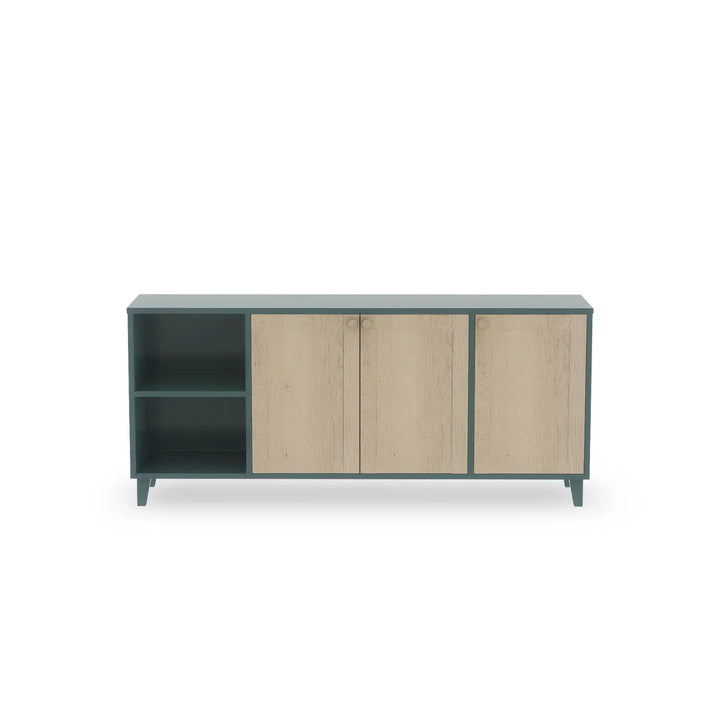 Groot houten dressoir | Lundia Basics | Dennengroen & Blank gelakt