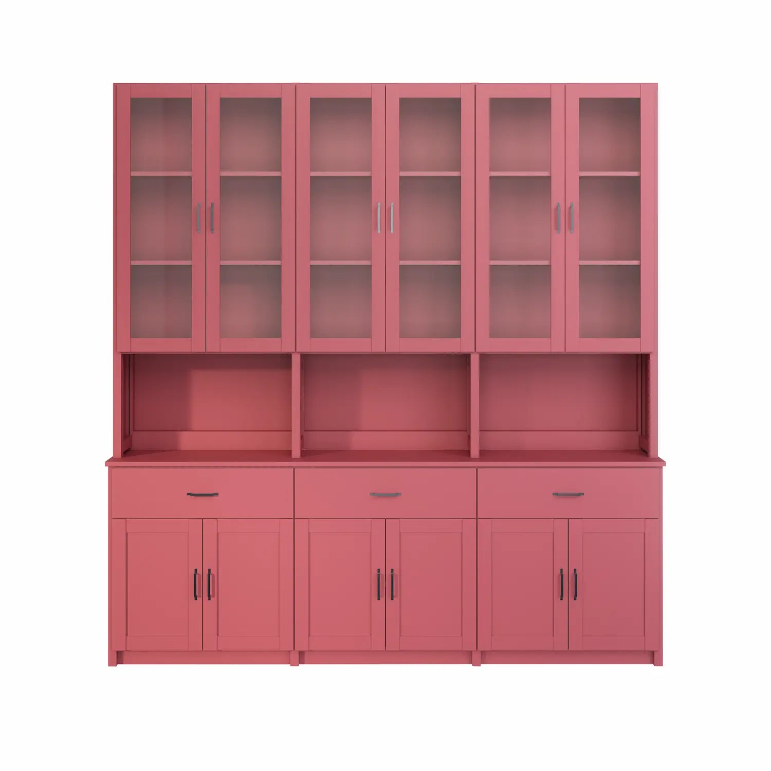 Grande vitrine | Lundia Original | Rouge cerise