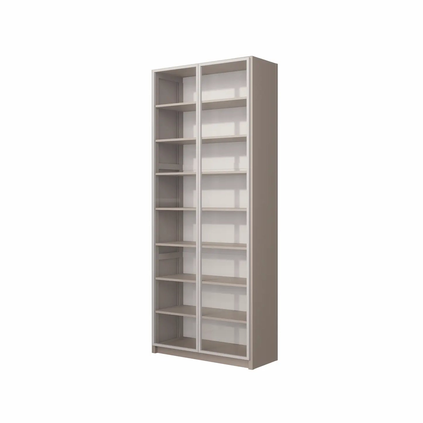 Lego Display Case | Lundia Original | Stone Grey & White