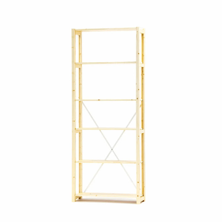 Basis boekenkast | Lundia Original | Blank gelakt hout