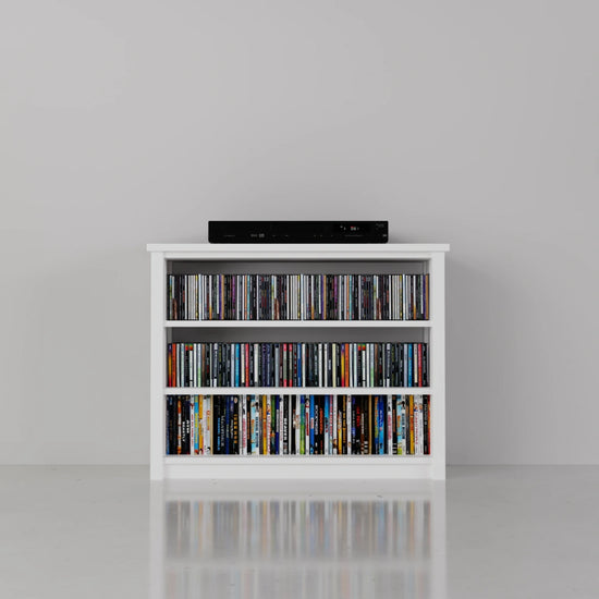 Lage CD/DVD kast | Lundia Original | Wit hout