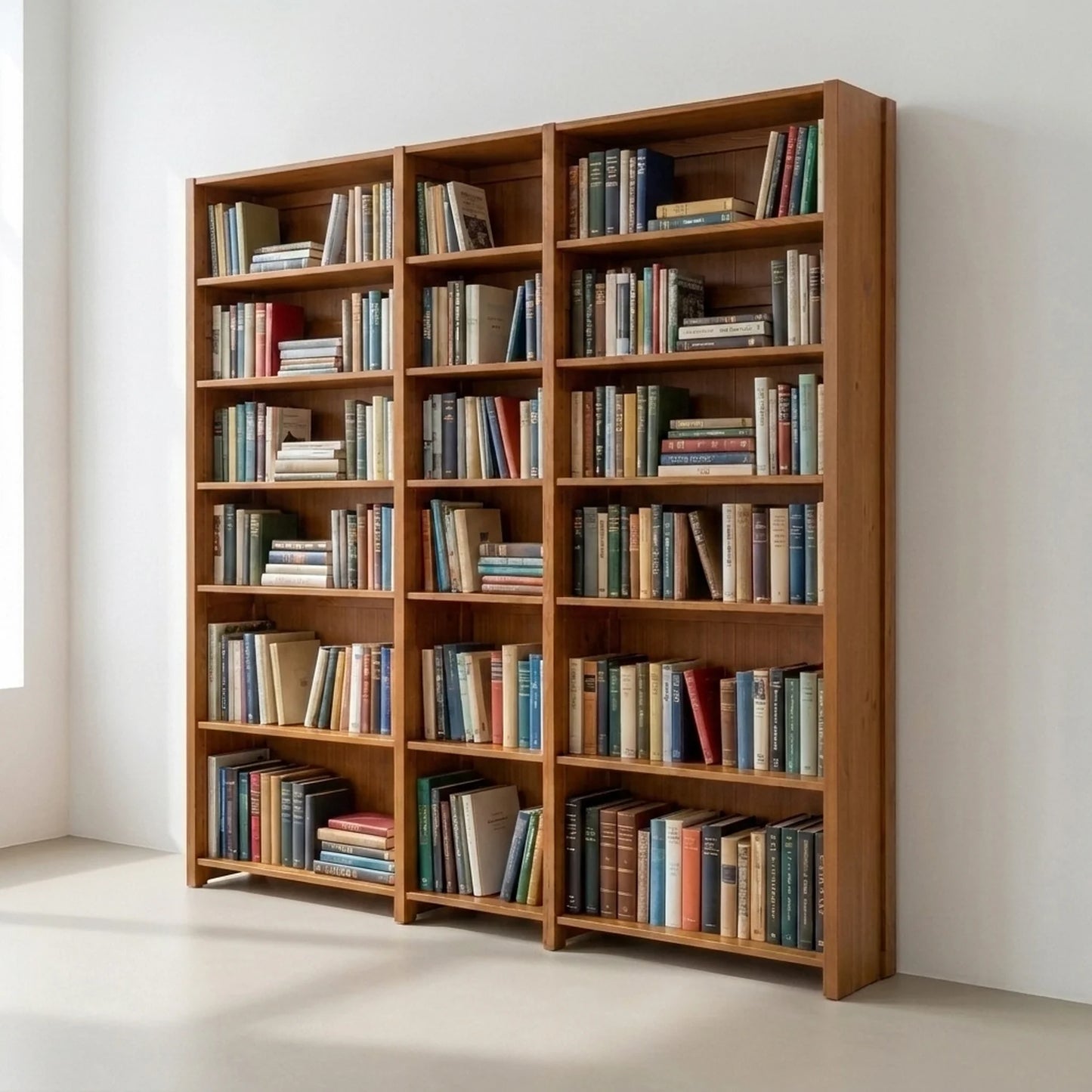 Classic wooden bookcase | Lundia Original | Arrosto, sfeerbeeld vooraanzicht