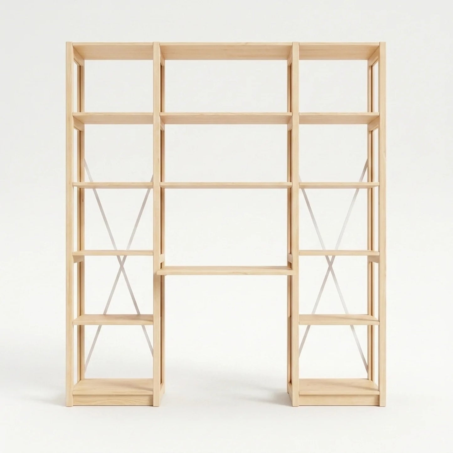Bureaukast | Lundia Original | Blank gelakt hout, vooraanzicht