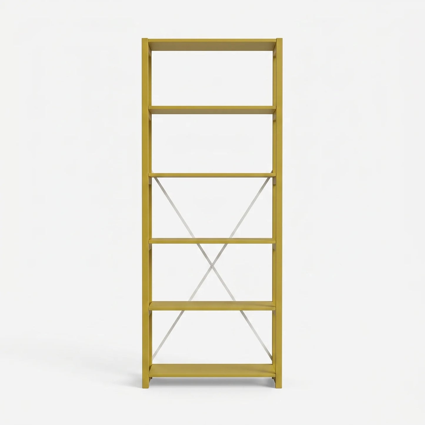 Bookcase | Lundia Original | Mustard Green, vooraanzicht