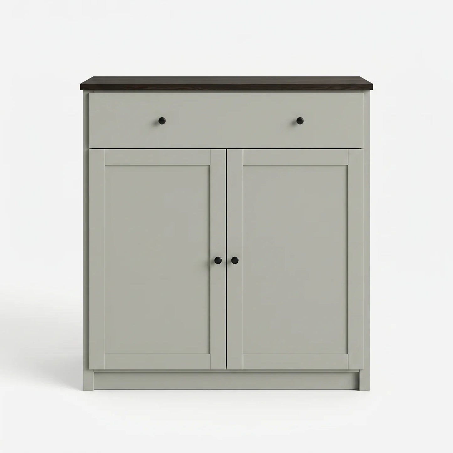 Buffet avec tiroir et portes | Lundia Original | Gris brume & foncé, vooraanzicht