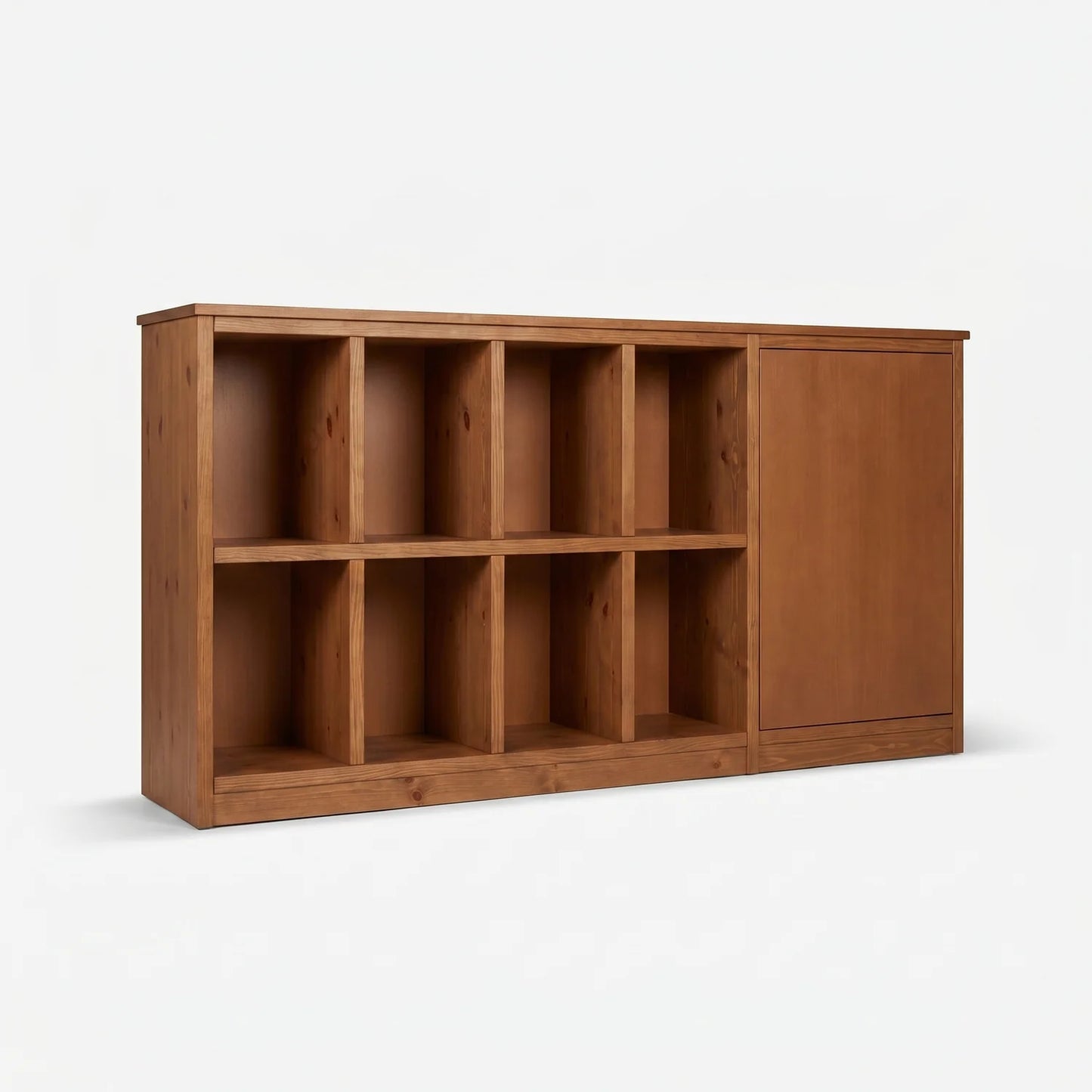 Classic Lundia Libre LP cabinet in arrosto, perspectief