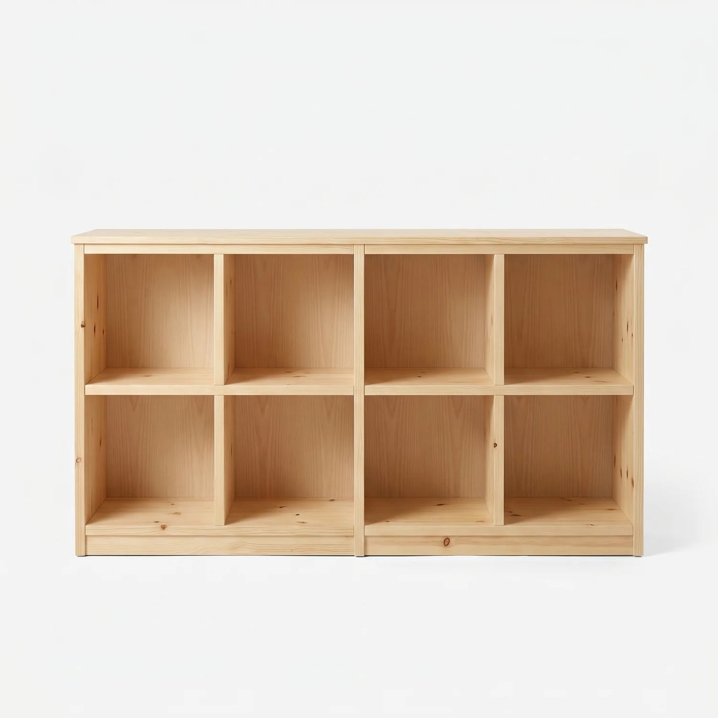 Scandinavische Lundia Libre LP-kast in blank gelakt, vooraanzicht