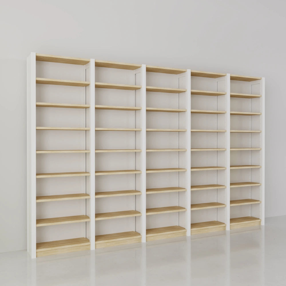 Scandinavische CD/DVD kast | Lundia Original | Wit & blank gelakt hout