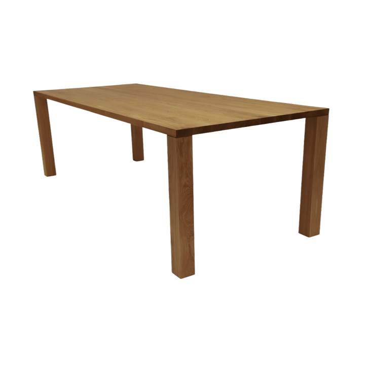Leos tafel | Jan Kurtz | Lundia Living | eiken, vooraanzicht schuin