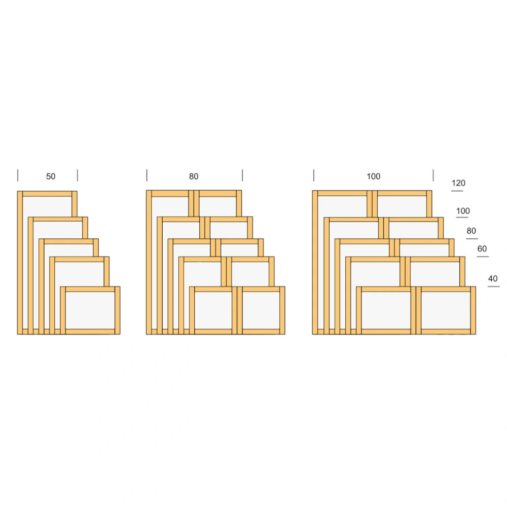 Paneeldeuren met helder glas paneel | Lundia Original