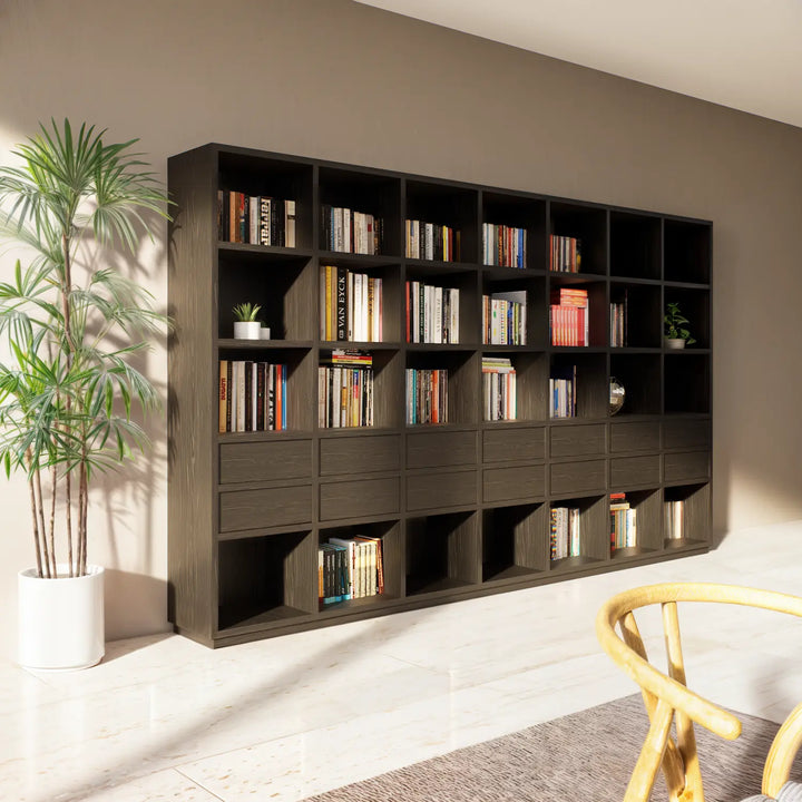 Wall cabinet with drawers and open compartments | Design | Certo