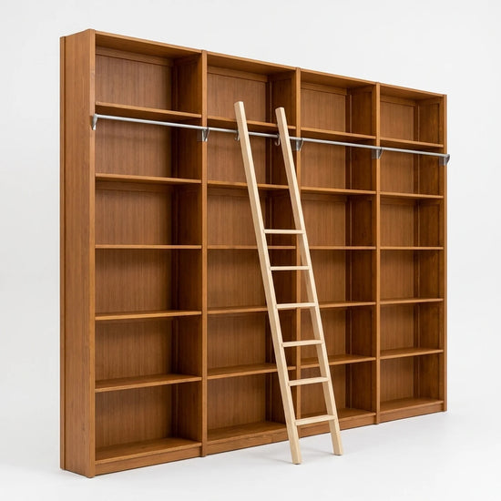 Bibliothèque classique en bois | Lundia Original | Bois d'Arrosto, perspectief