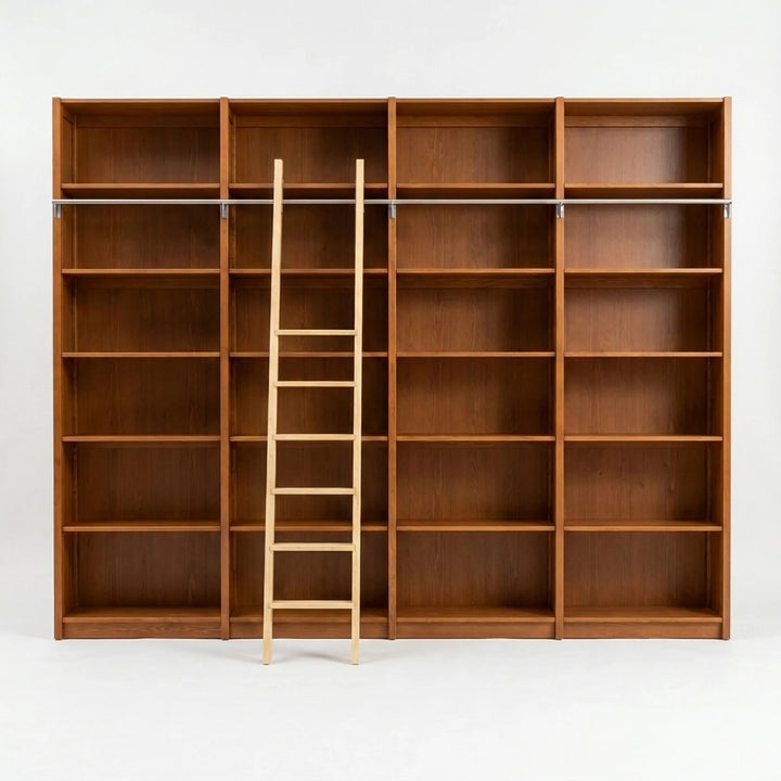 Klassiek houten boekenkast | Lundia Original | Arrosto hout, vooraanzicht