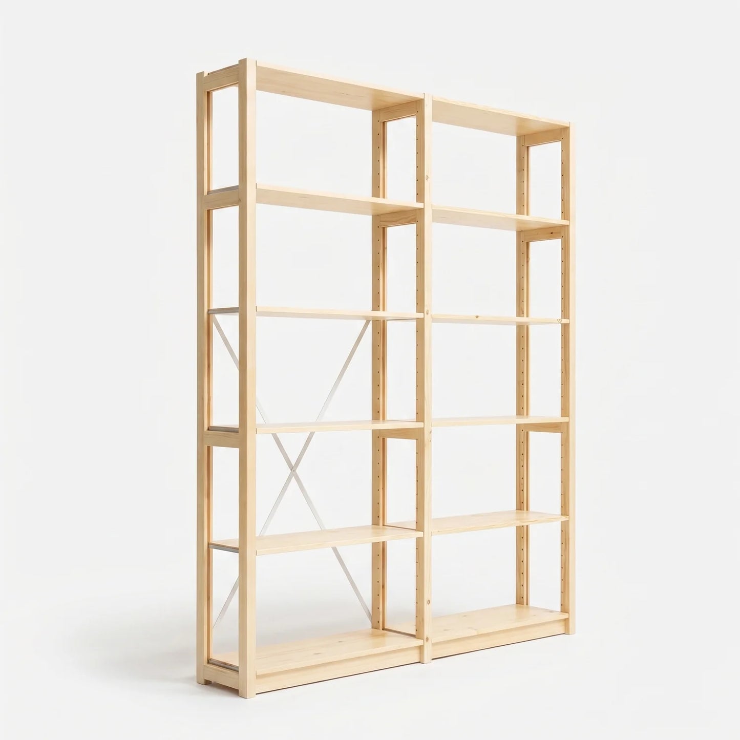 Boekenkast | Lundia Original | 208 x 165 x 30, perspectief