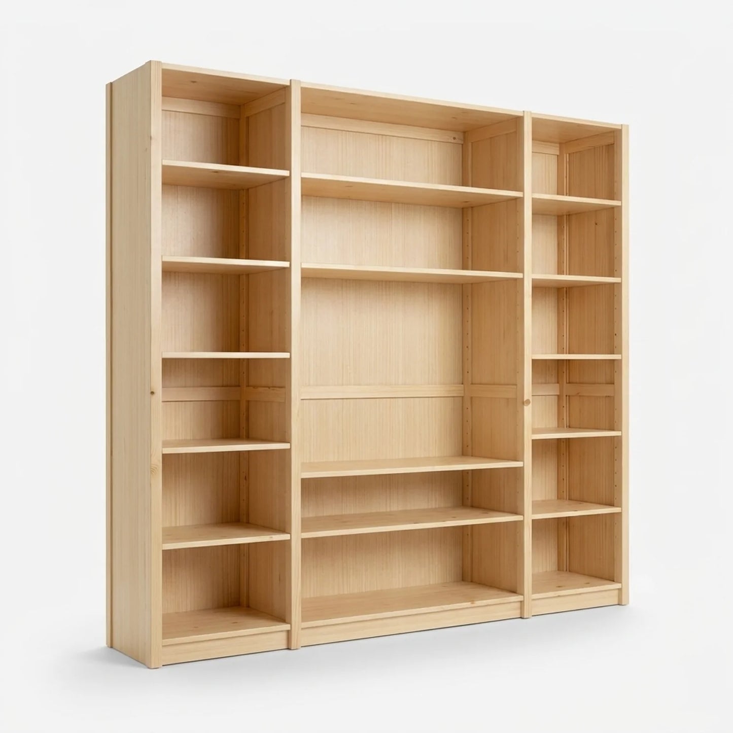 TV wall unit | Lundia Original | Clear lacquered wood, perspectief
