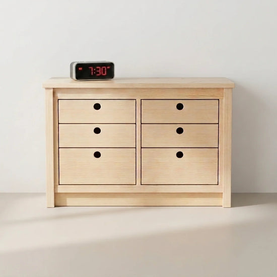 Commode basse | Lundia Original | Bois laqué transparent, sfeerbeeld vooraanzicht