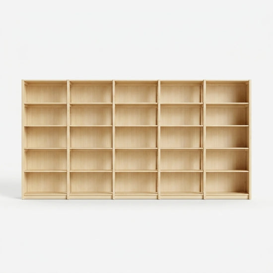 Armoire murale en bois | Lundia Original | Laqué transparent, vooraanzicht