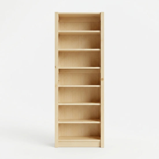 Meuble CD/DVD étroit | Lundia Original | Bois laqué transparent, vooraanzicht