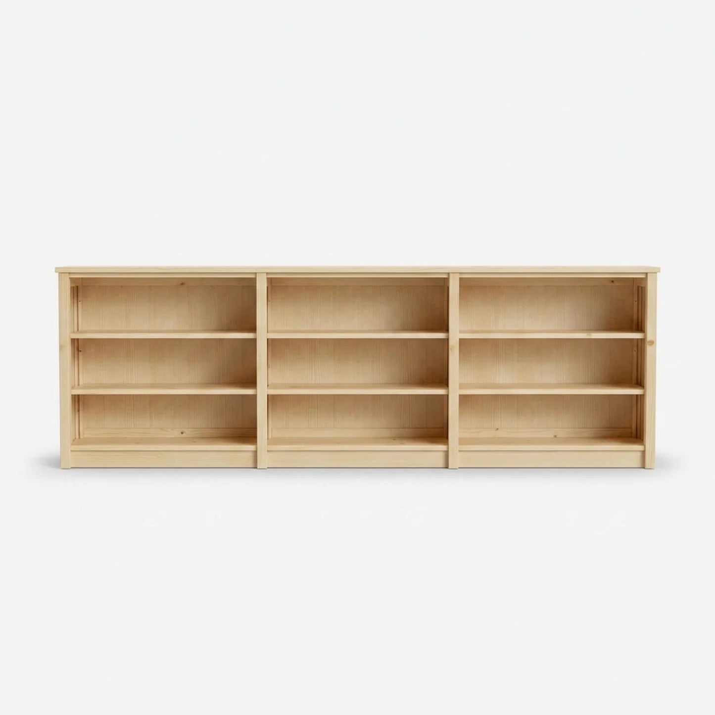 Meuble bas CD/DVD | Lundia Original | Bois laqué transparent, vooraanzicht