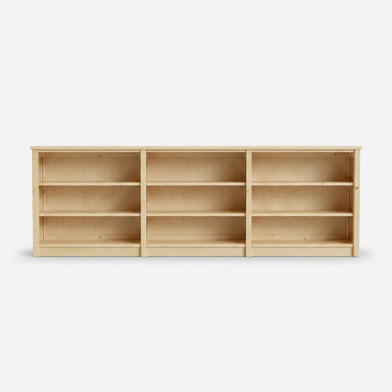 Meuble bas CD/DVD | Lundia Original | Bois laqué transparent, vooraanzicht
