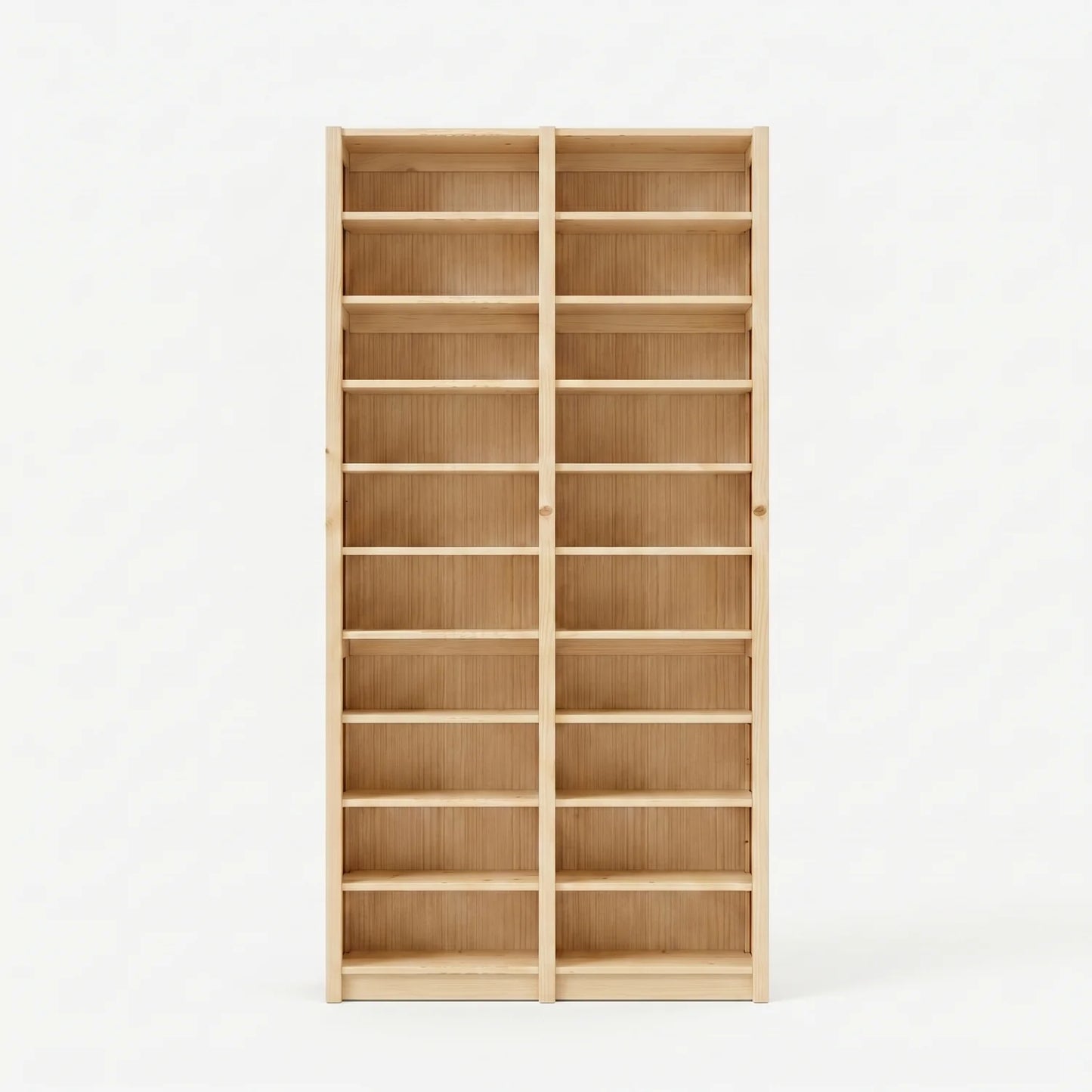 Meuble haut pour CD/DVD | Lundia Original | Bois laqué transparent, vooraanzicht