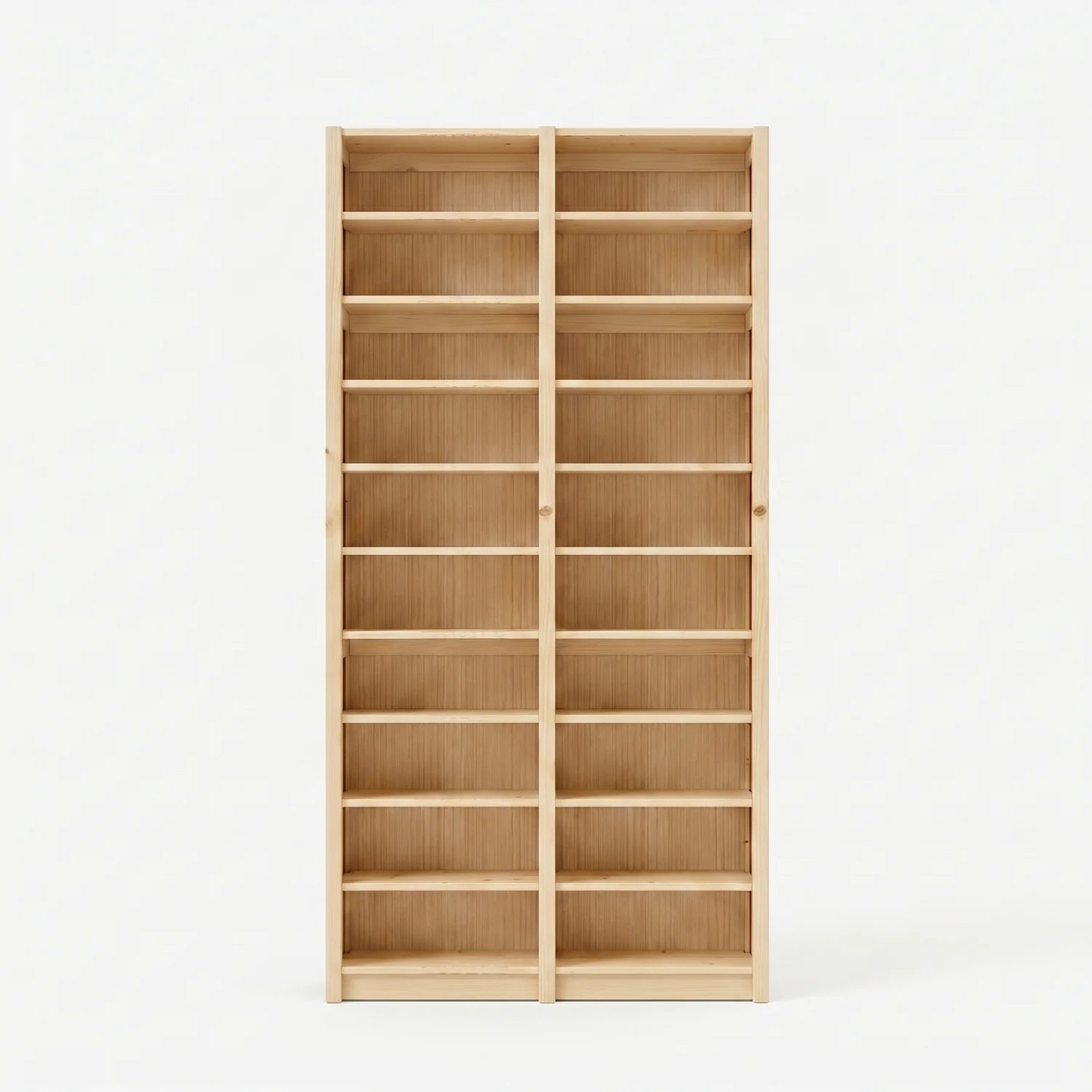 Meuble haut pour CD/DVD | Lundia Original | Bois laqué transparent, vooraanzicht
