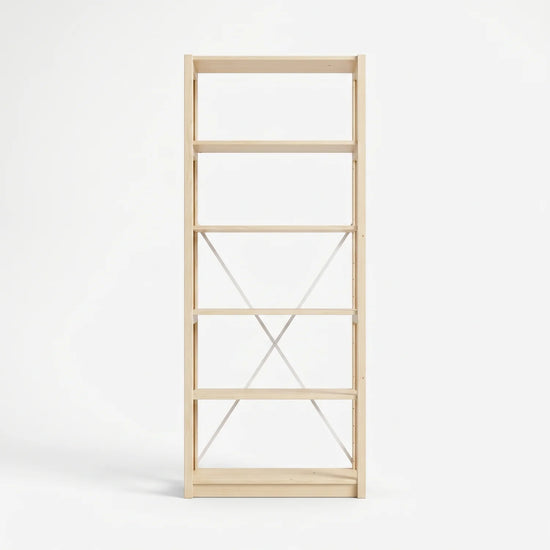 Bookcase | Lundia Original | 208 x 85 x 30, vooraanzicht