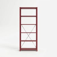 Bookcase | Lundia Original | Bordeaux red, vooraanzicht