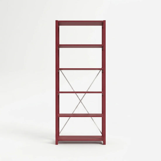 Bookcase | Lundia Original | Bordeaux red, vooraanzicht