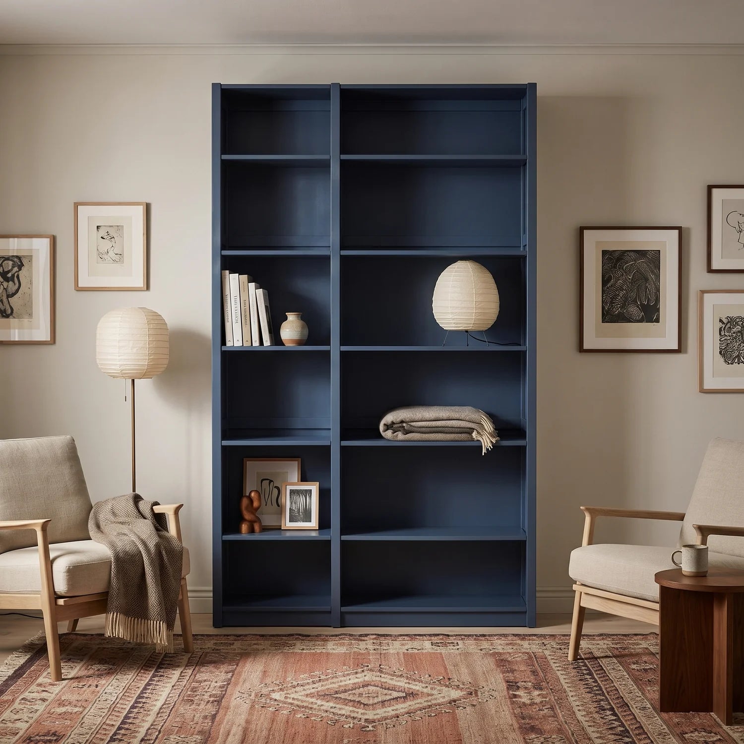 Bibliothèque | Lundia Original | Bleu hague, sfeerbeeld perspectief
