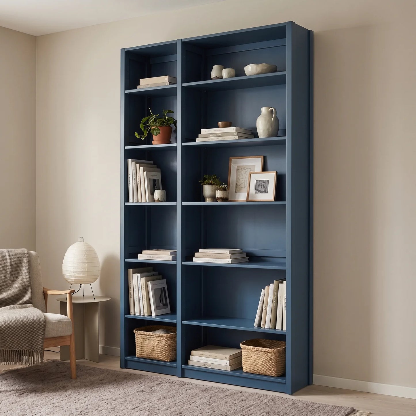 Bibliothèque | Lundia Original | Bleu hague, sfeerbeeld vooraanzicht
