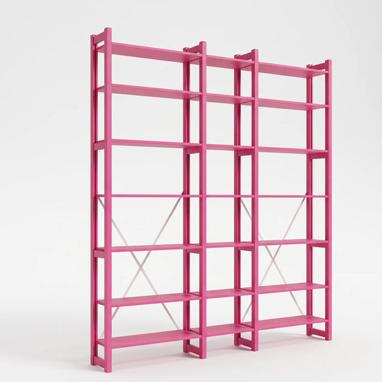 Bibliothèque ouverte | Lundia Original | Rose vif, perspectief