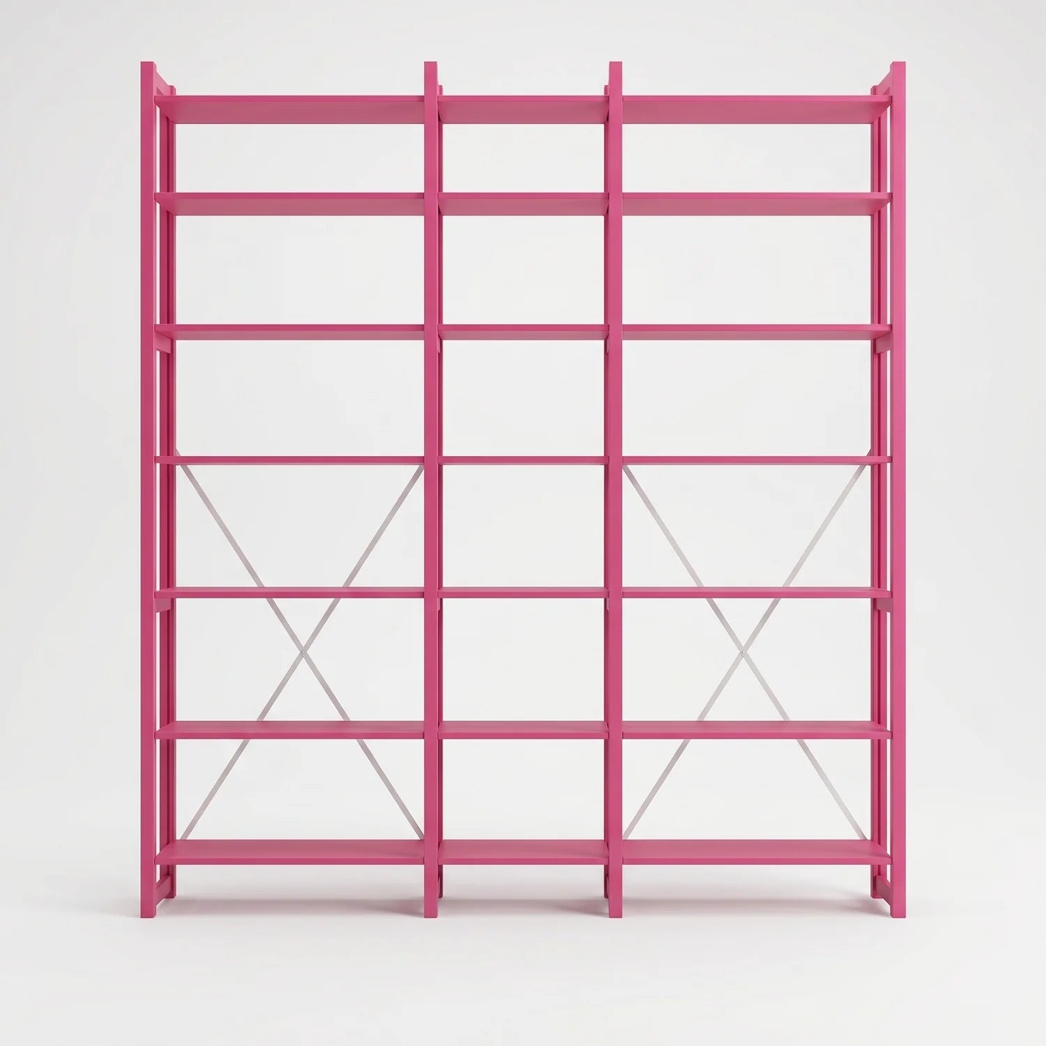 Bibliothèque ouverte | Lundia Original | Rose vif, vooraanzicht