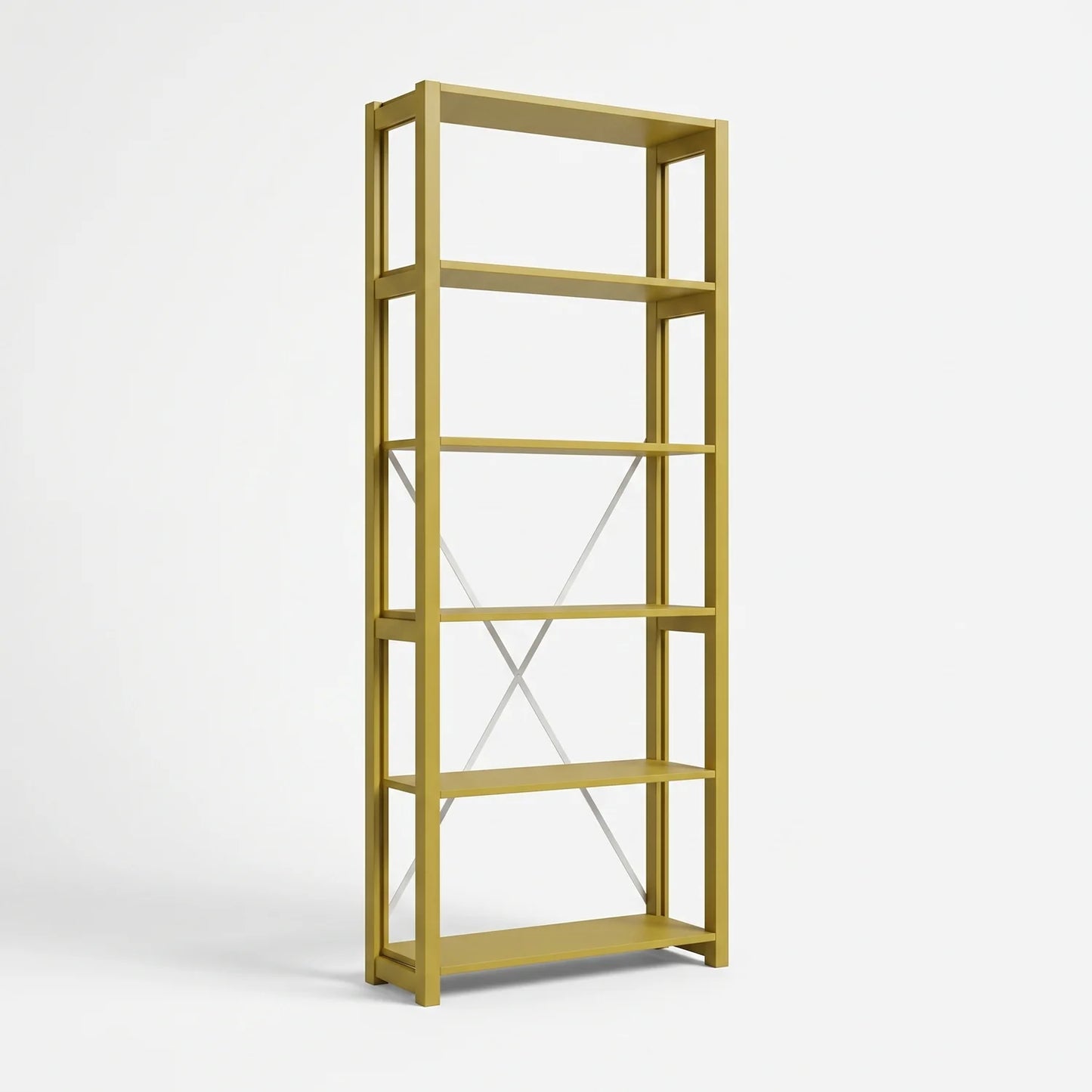 Bookcase | Lundia Original | Mustard Green, perspectief