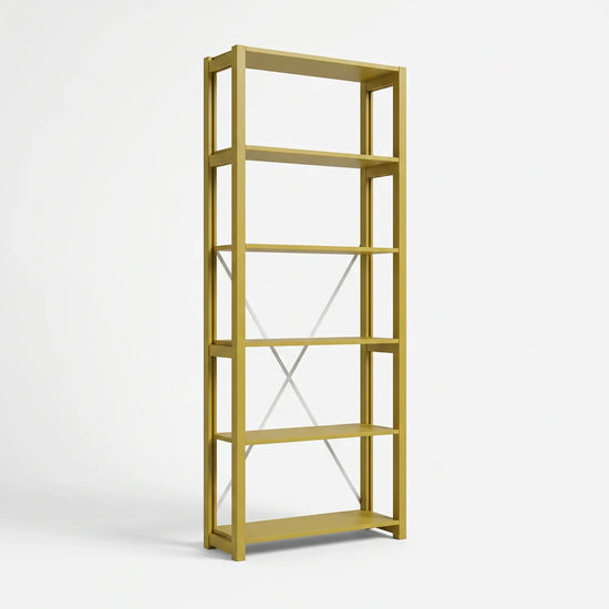 Bookcase | Lundia Original | Mustard Green, perspectief