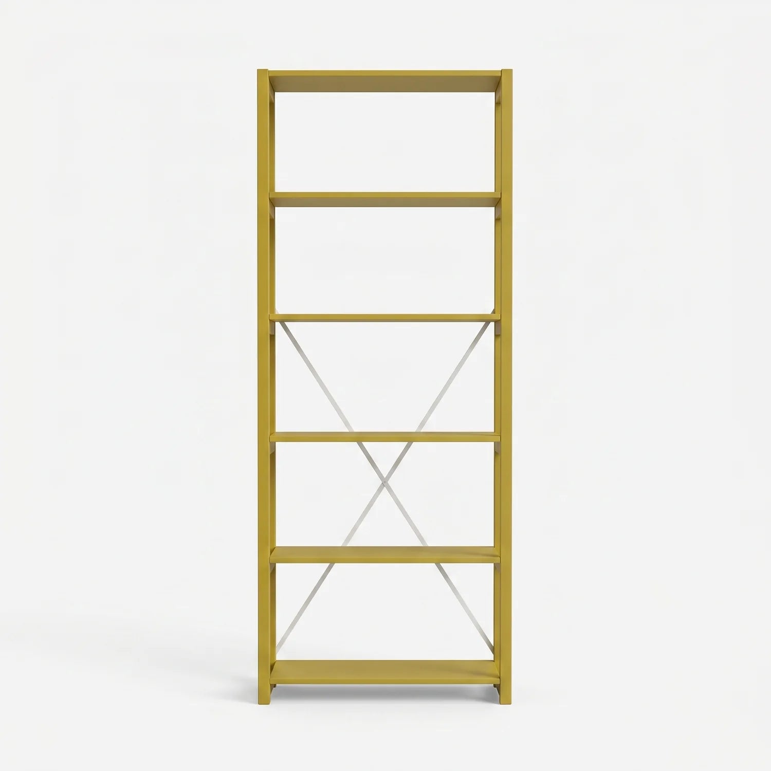 Bookcase | Lundia Original | Mustard Green, vooraanzicht