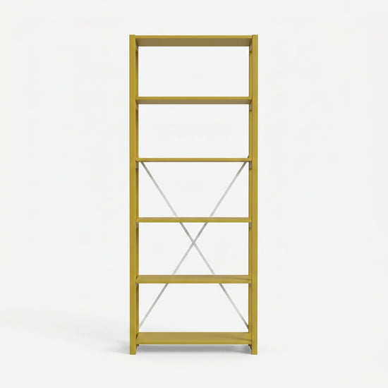 Bookcase | Lundia Original | Mustard Green, vooraanzicht