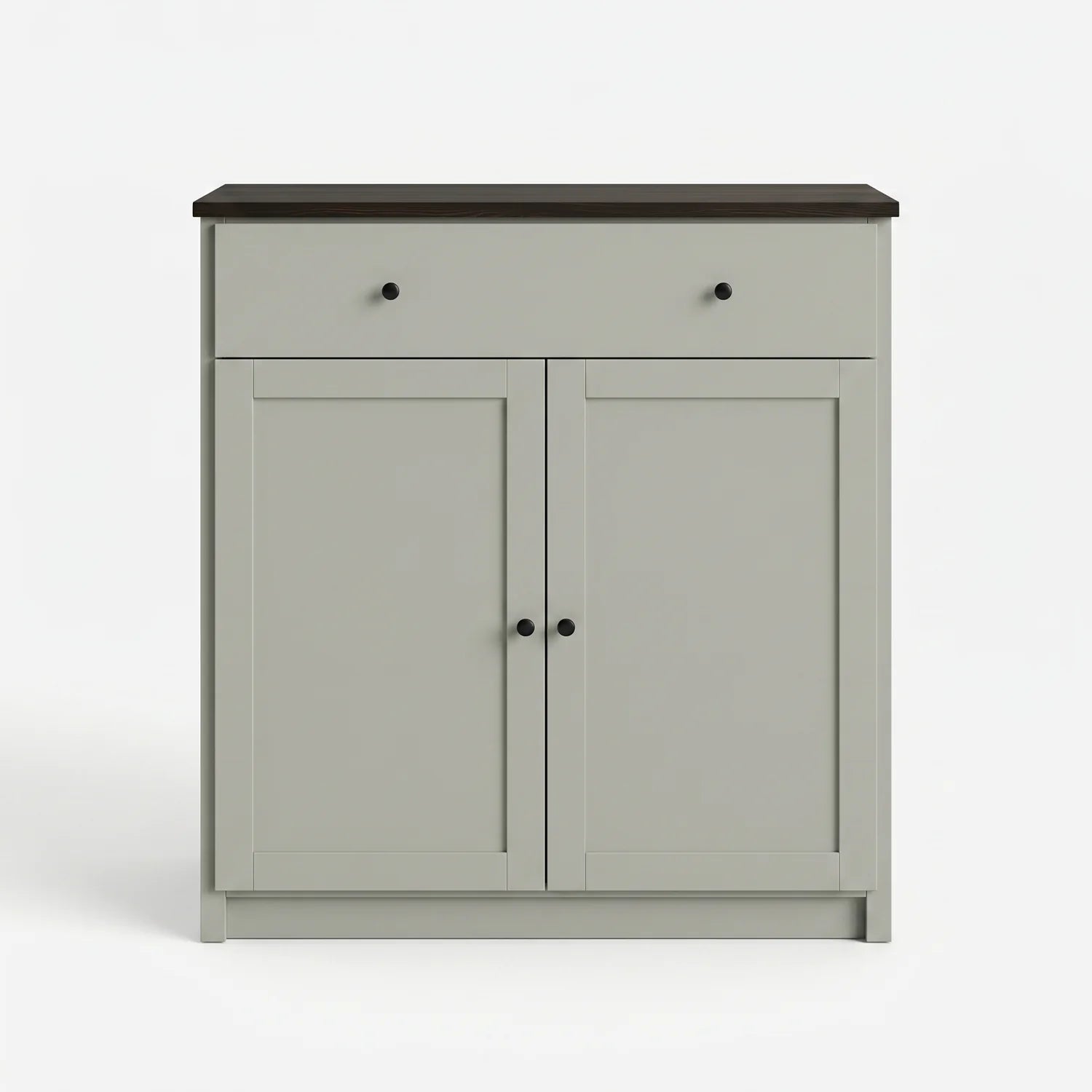 Buffet avec tiroir et portes | Lundia Original | Gris brume & foncé, vooraanzicht