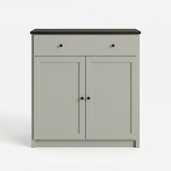 Buffet avec tiroir et portes | Lundia Original | Gris brume & foncé, vooraanzicht