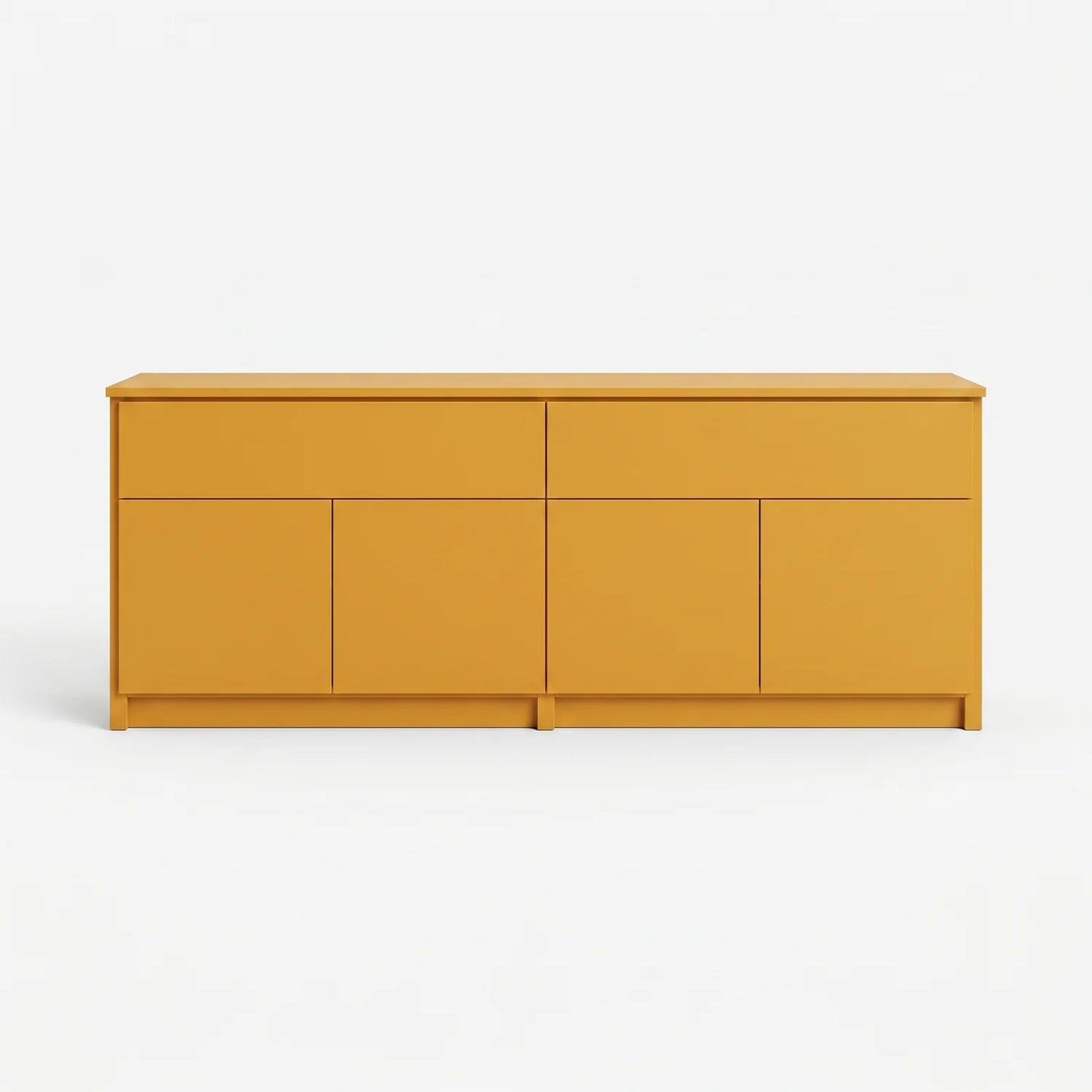 Low sideboard | Lundia Original | Saffron yellow, vooraanzicht
