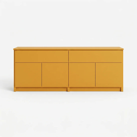 Low sideboard | Lundia Original | Saffron yellow, vooraanzicht