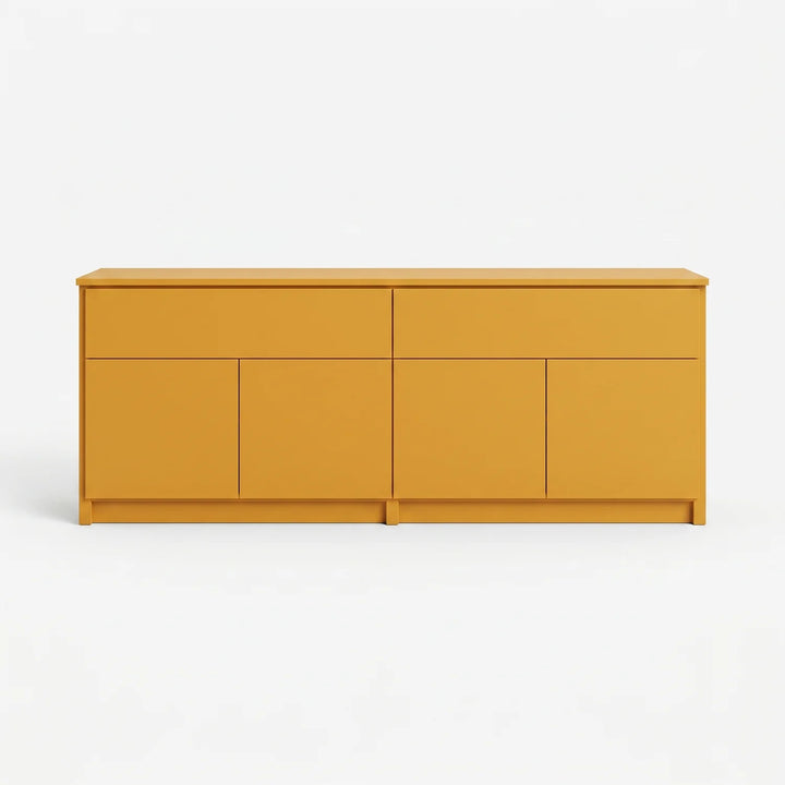 Low sideboard | Lundia Original | Saffron yellow, vooraanzicht