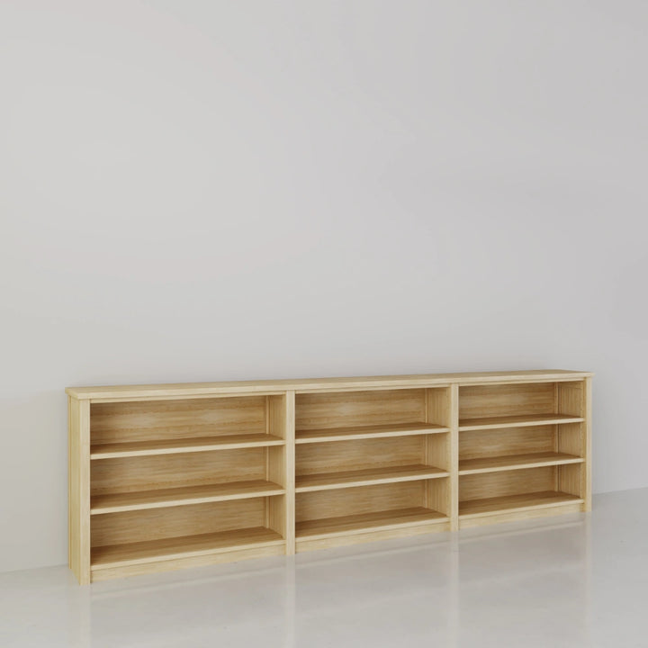 Lage CD/DVD kast | Lundia Original | Blank gelakt hout