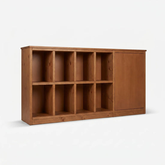 Classic Lundia Libre LP cabinet in arrosto, perspectief