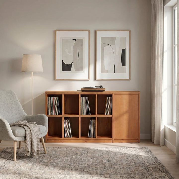 Meuble vinyle Lundia Libre classique en arrosto, sfeerbeeld vooraanzicht