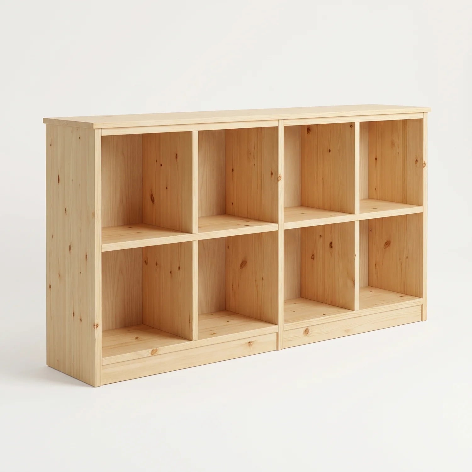 Scandinavische Lundia Libre LP-kast in blank gelakt, perspectief