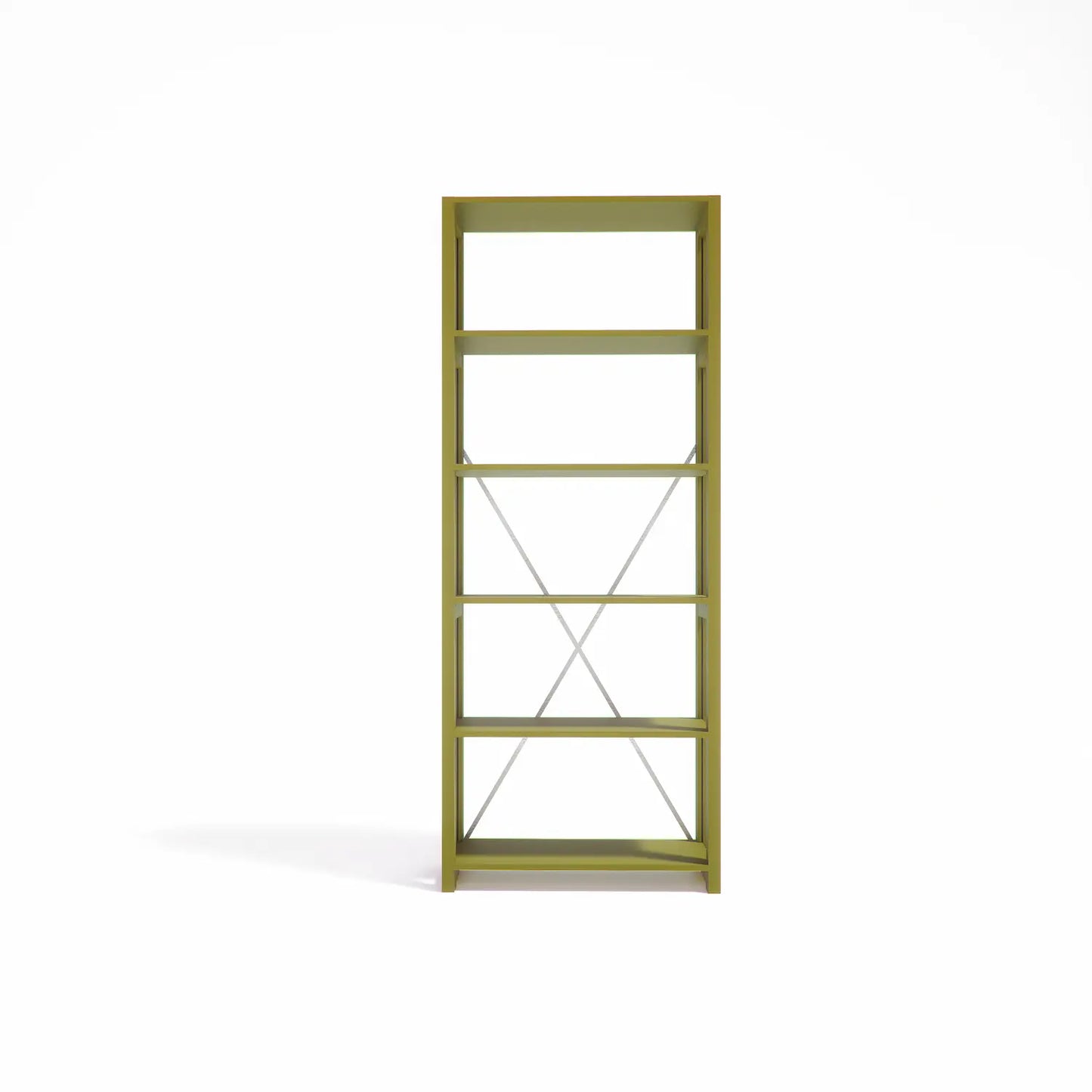 Bibliothèque | Lundia Original | Vert moutarde