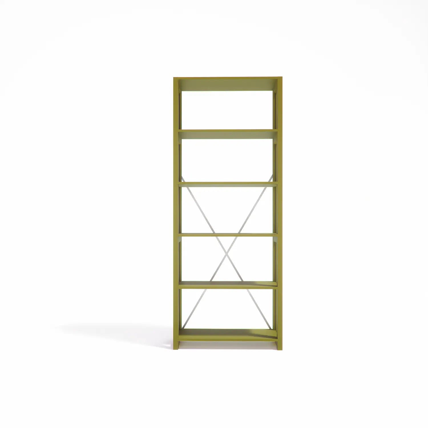Bibliothèque | Lundia Original | Vert moutarde