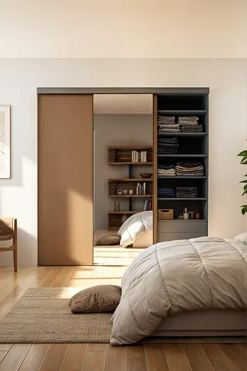 Sliding door cabinets